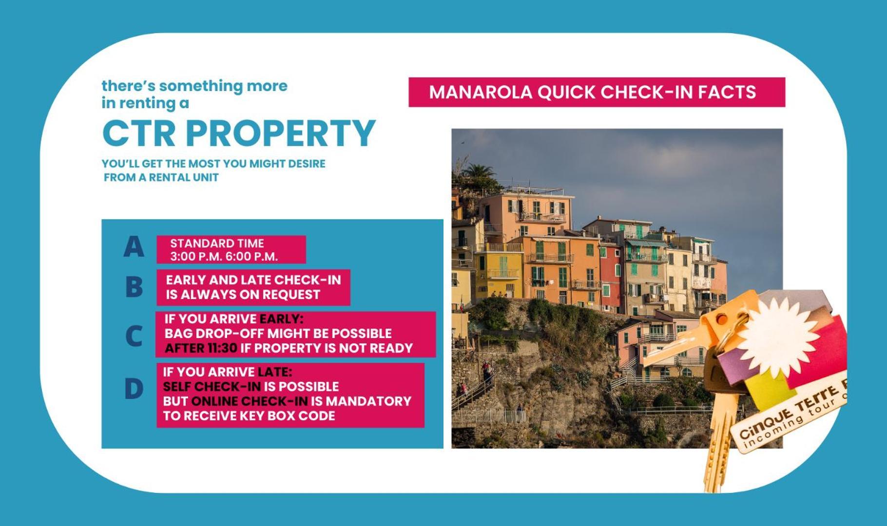 Liersena Sea View Mini Villa With Ac Manarola Exteriér fotografie